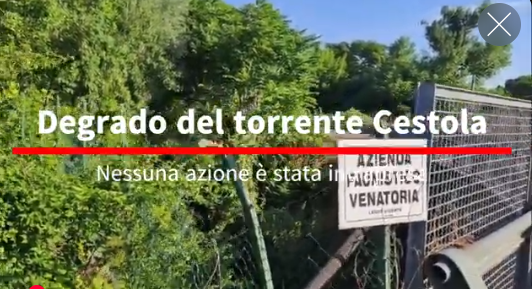 Allarme sul Cestola, rischio idraulico senza risposte