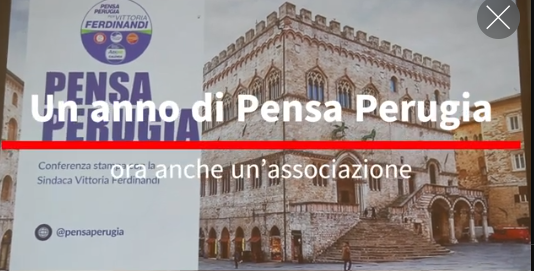 Pensa Perugia, un anno in Consiglio e ora anche Associazione