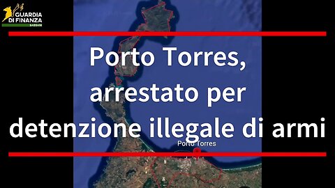 Porto Torres [VIDEO], armi e contanti in auto: un arresto