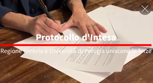 Intesa Regione Umbria-Università per sanità personalizzata e digitale