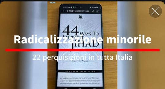 Terrorismo giovanile, 22 blitz contro minori radicalizzati