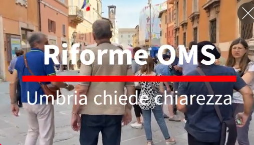 Umbria chiede chiarezza su riforme OMS, si svela il vuoto politico