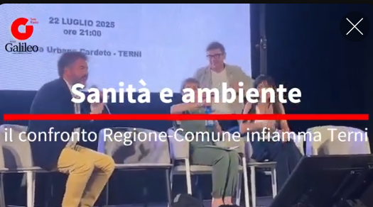 Sanità e ambiente, il confronto Regione-Comune infiamma Terni