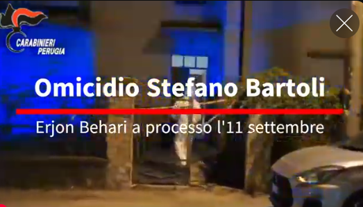 Omicidio Stefano Bartoli, Erjon Behari a processo l'11 settembre