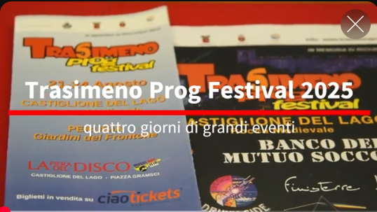 Trasimeno Prog Festival 2025: quattro giorni di grandi eventi