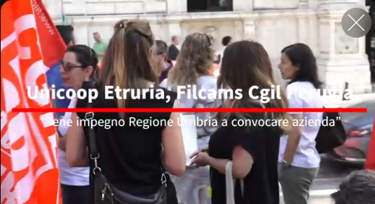 Allarme su sede Unicoop Etruria a Castiglione del Lago
