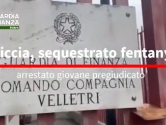 Ariccia, sequestrato fentanyl: arrestato giovane pregiudicato