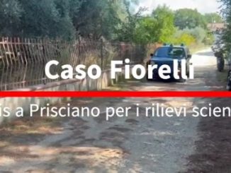Caso Fiorelli, il Ris a Prisciano per i rilievi scientifici