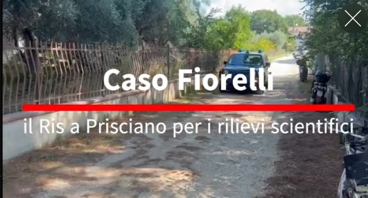 Caso Fiorelli, il Ris a Prisciano per i rilievi scientifici