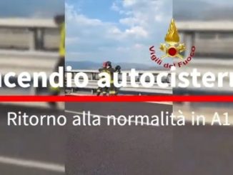 Autostrada A1 chiusa a nord di Roma, traffico bloccato e code