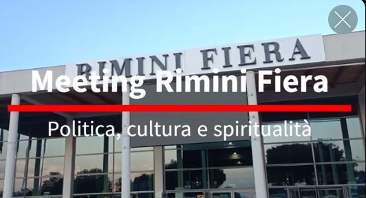 Meeting di Rimini, Proietti, Umbria in luce con fede e cultura