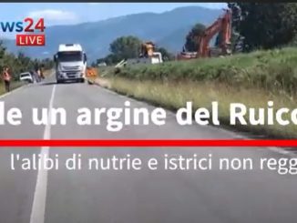 Argine crolla a Fratta di Montefalco, il Ruicciano devasta la valle