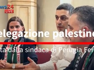 Delegazione palestinese ricevuta a palazzo dei priori