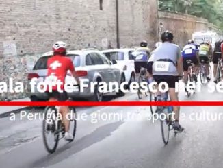 Pedala forte Francesco nei sentieri, Perugia tra sport e cultura