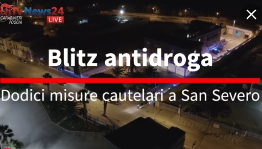 Blitz antidroga dodici misure cautelari a San Severo