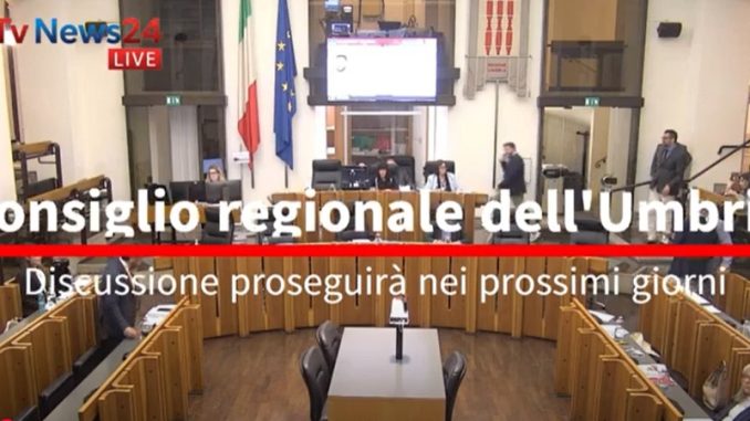 Consiglio Umbria: duro confronto sulla manovra fiscale e sanità