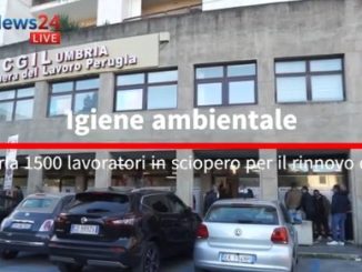 Sciopero umbro dei lavoratori dei rifiuti per il rinnovo del contratto