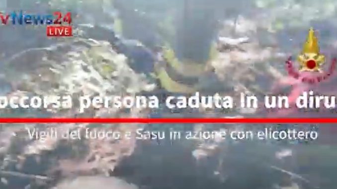 Piegaro, soccorsa persona caduta in un dirupo