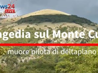 Tragedia sul Monte Cucco, precipita e muore deltaplanista
