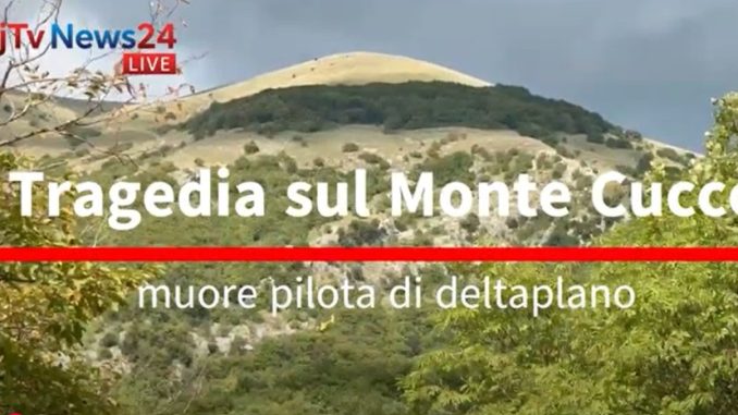 Tragedia sul Monte Cucco, precipita e muore deltaplanista