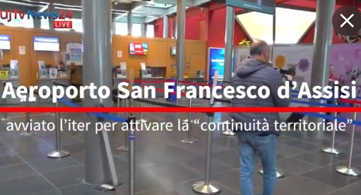 Aeroporto Umbria: avviato il piano per nuove rotte