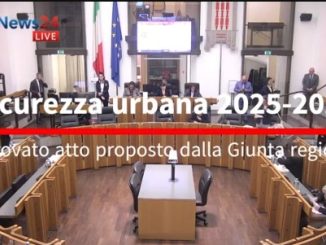 Approvato il piano regionale per la sicurezza urbana 2025-2026