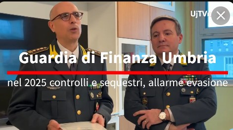 Guardia di Finanza Umbria, nel 2025 controlli e sequestri, allarme evasione