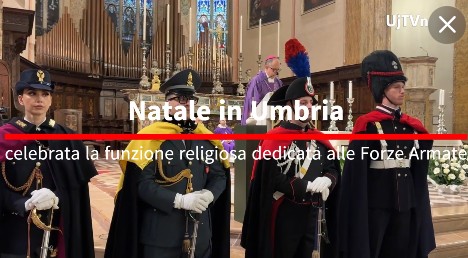 Forze Armate unite celebrano il Natale a Perugia