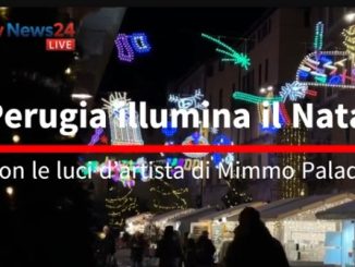 Perugia illumina il Natale con Paladino e comunità unite