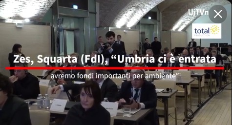 Zes, Squarta (FdI), “Umbria ci è entrata, avremo fondi importanti"
