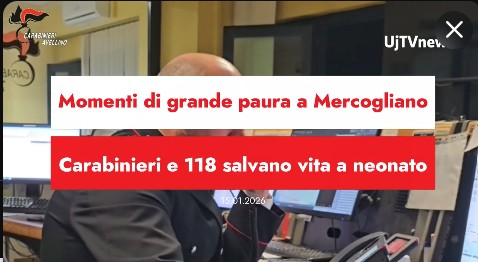 Carabinieri salvano un neonato in crisi respiratoria: intervento decisivo a Mercogliano