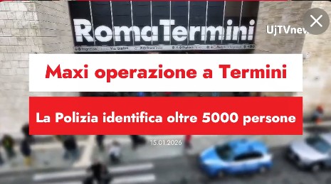 Sicurezza rafforzata maxi blitz delle Forze di polizia a Roma Termini