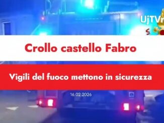 Crollo castello Fabro, Vigili del fuoco mettono in sicurezza