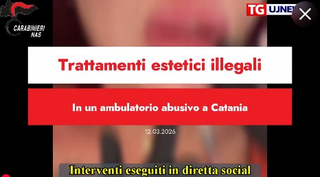 Trattamenti estetici illegali in un ambulatorio abusivo: denunciata una quarantenne a Catania